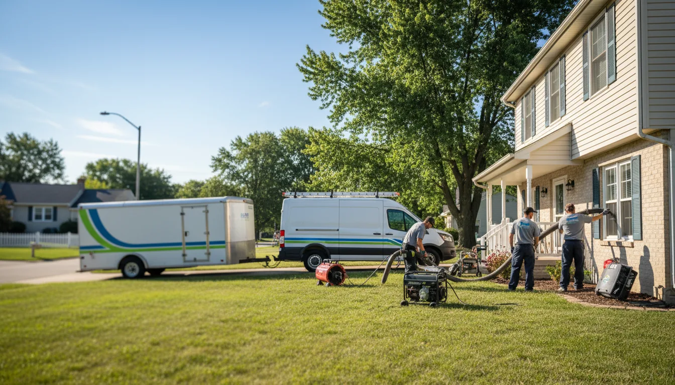 Flooded Basement Restoration And Cleanup With Repair in Springdale, MT near me